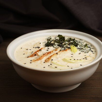 Суп «Сливочный» с угрем