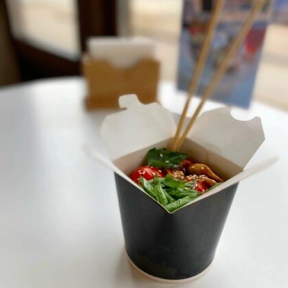 Фунчоза с креветками