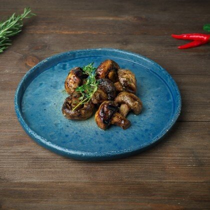 Шампиньоны гриль