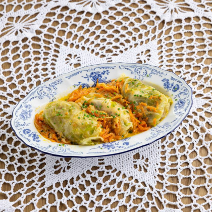 Голубцы из телятины и птицы