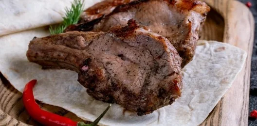 Шашлык из свинины, антрекот