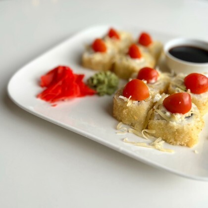 Ролл «Цезарь ТЕМПУРА с курицей»