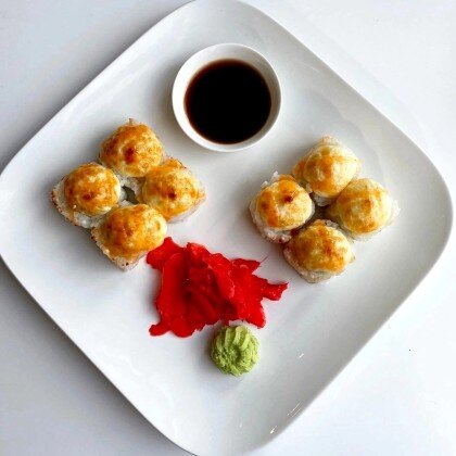 Ролл  «Креветка-манго»