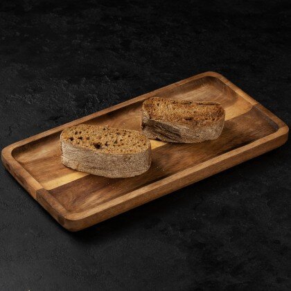 Ржаная брускетта на гриле