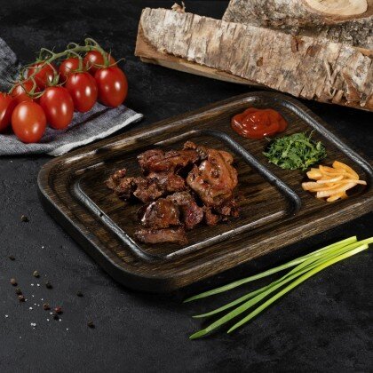 Куриная печень на гриле