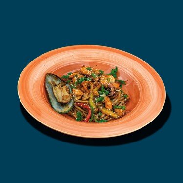 Лапша Удон с морепродуктами