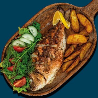 Дорадо на гриле