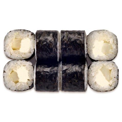 Ролл «Сливочный Ика» маки.