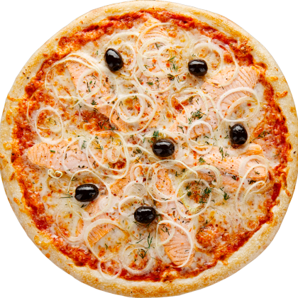 Пицца «Морская» с кальмарами