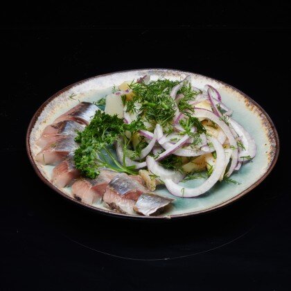 Сельдь с картошкой
