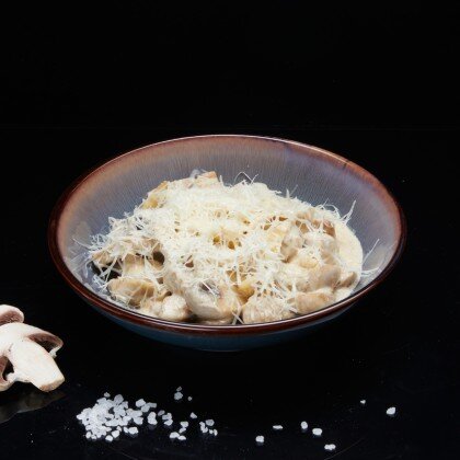 Феттуччине с курицей и грибами