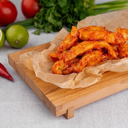 Стрипсы куриные острые