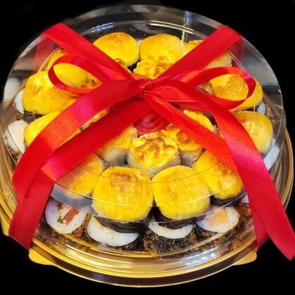 Запеченный Суши торт: «Ты и Я»