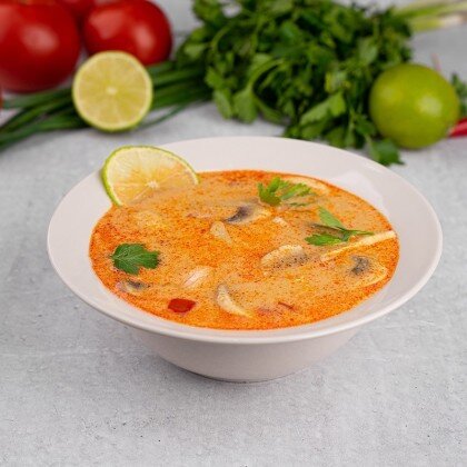 Том ям с лососем