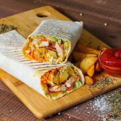 Шаурма с фри