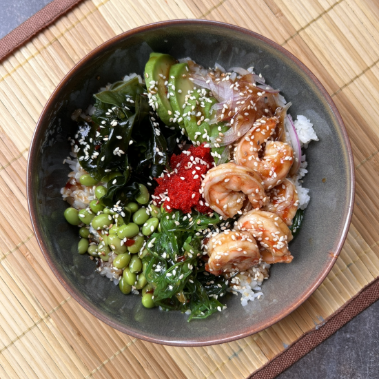 ПОКЕ с тигровыми креветками