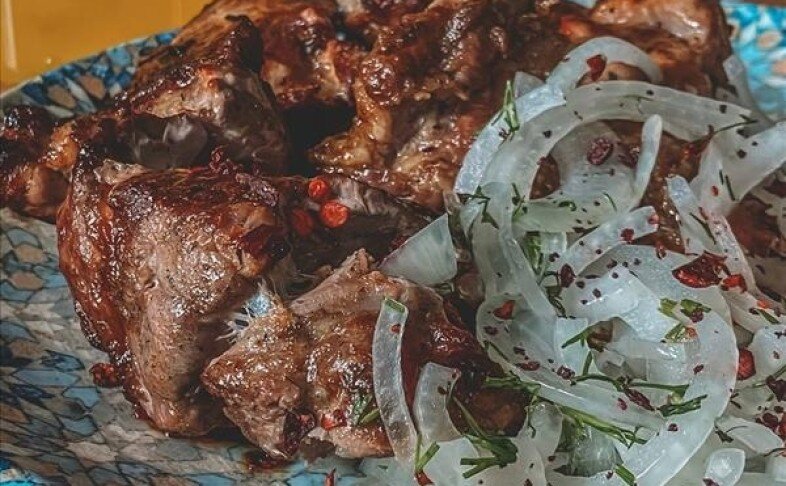 Шашлык из свиной шейки