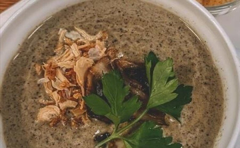 Крем-суп грибной