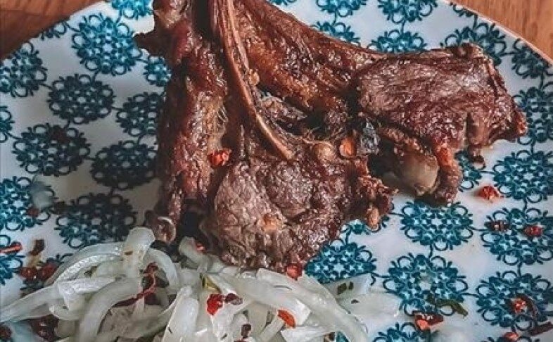 Шашлык из бараньих ребрышек