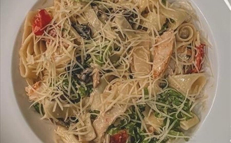 Паста с куриной грудкой