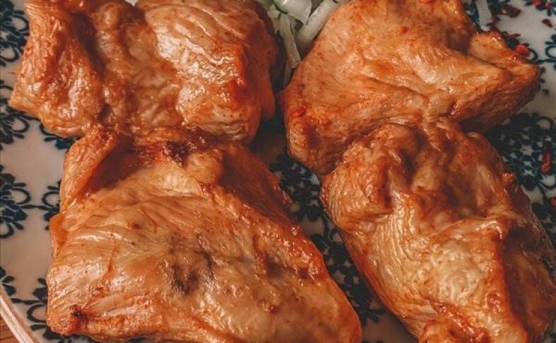 Шашлык из куриного филе