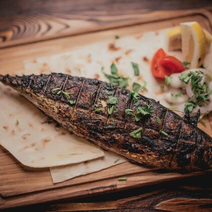 Скумбрия на мангале