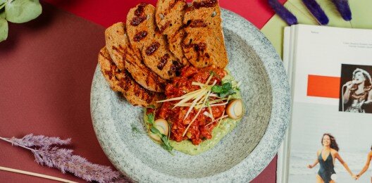 Тар тар из мраморной говядины