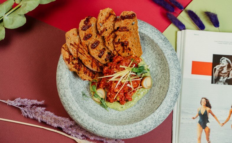 Тар тар из мраморной говядины