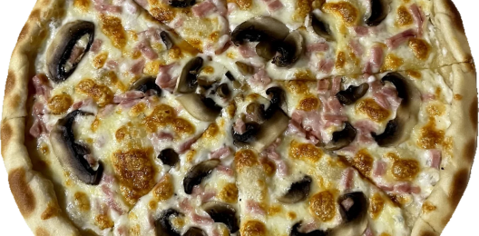 Пицца «С ветчиной и грибами»