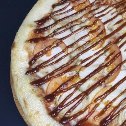 Пицца "Цыплёнок барбекю" половинка