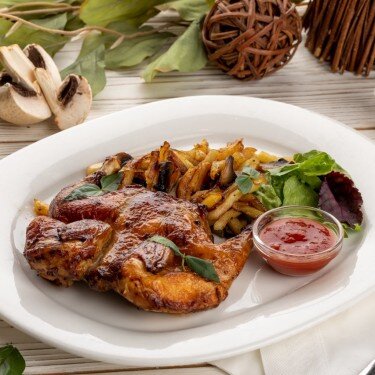 Фермерский цыпленок с картофелем по-домашнему