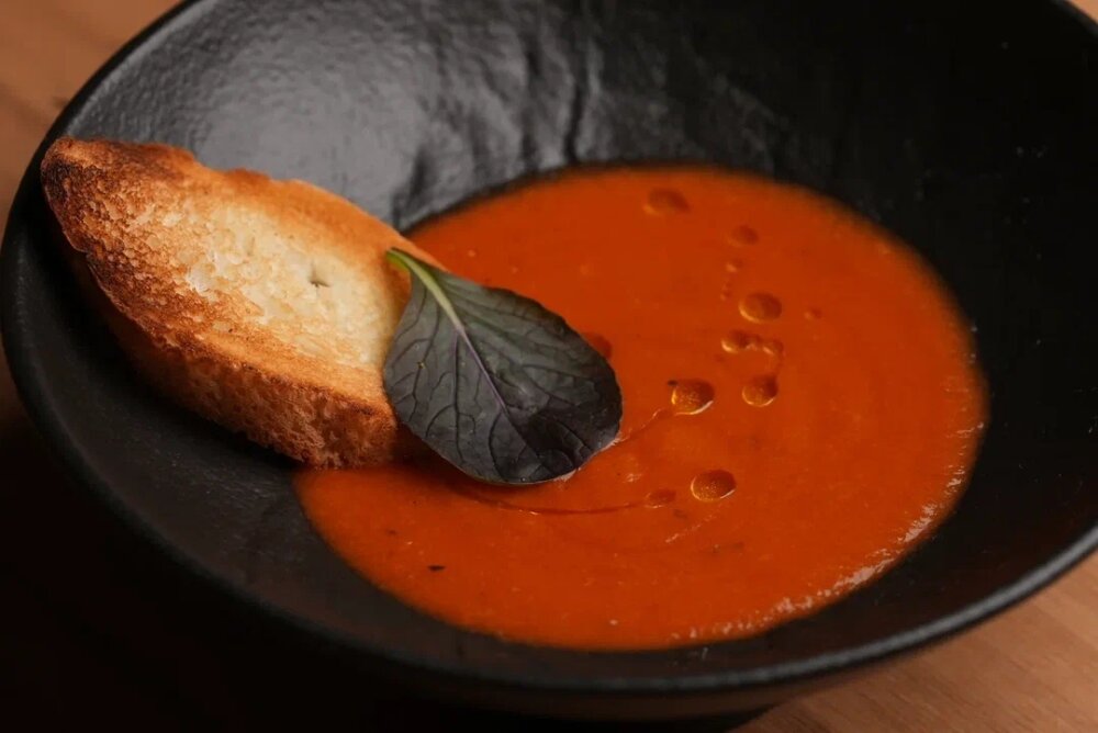 Суп хлебно-томатный