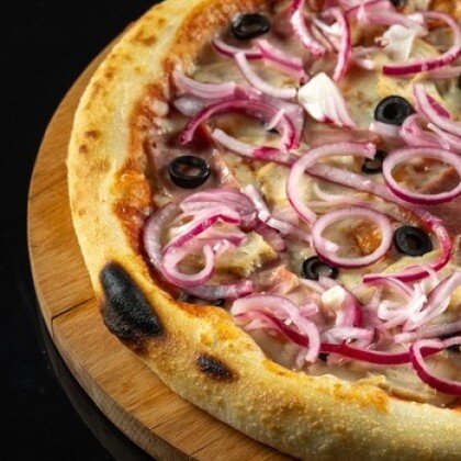 Пицца "Барбекю" половинка