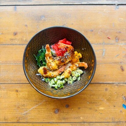 Боул с креветкой