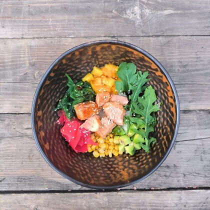 Боул  с лососем