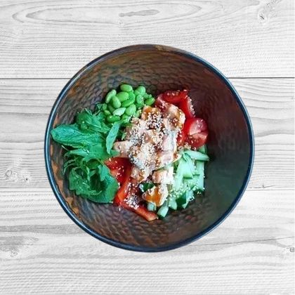 Боул  с лососем