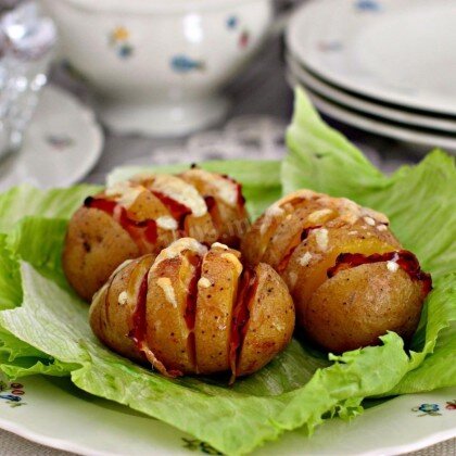 Картофель с салом