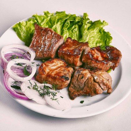Шашлык из мякоти баранины