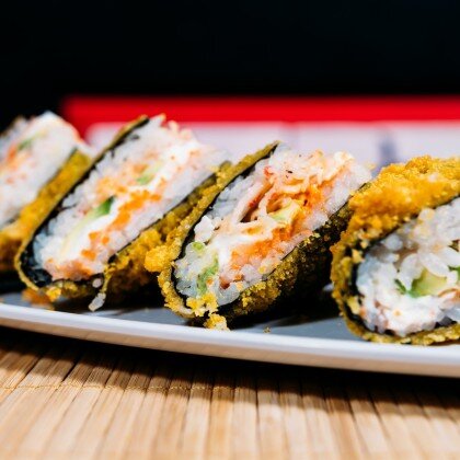 Сэндвич ролл с крабом (теплый)