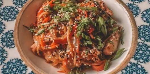 Вок с индейкой