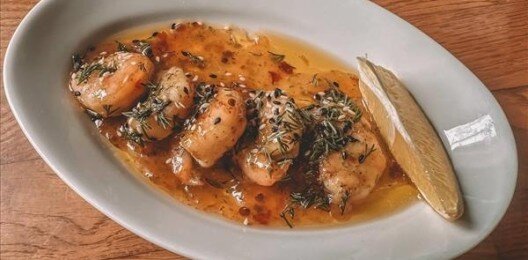 Королевские креветки в сладком чили