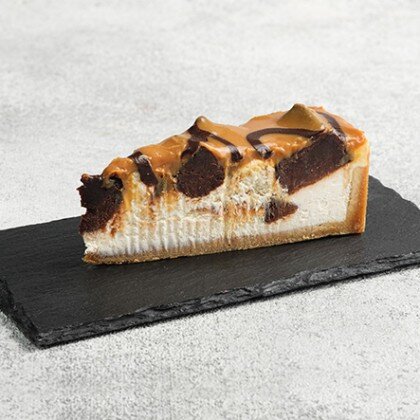 Чизкейк Брауни с карамелью