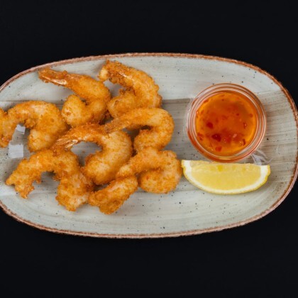 Креветки в темпуре