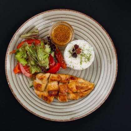 Куриная грудка с рисом басмати