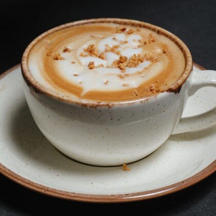 Кофе с соленой карамелью