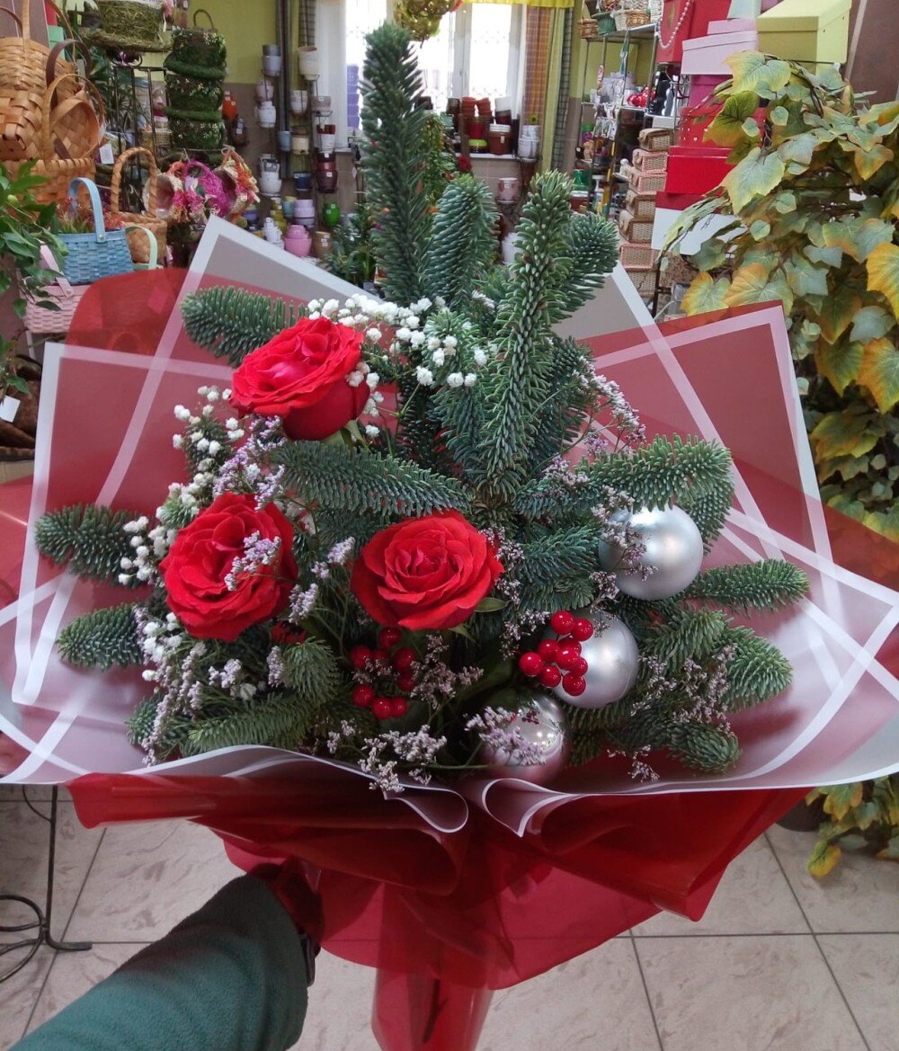 Новогодний букет №18