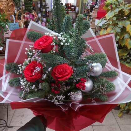 Новогодний букет №18
