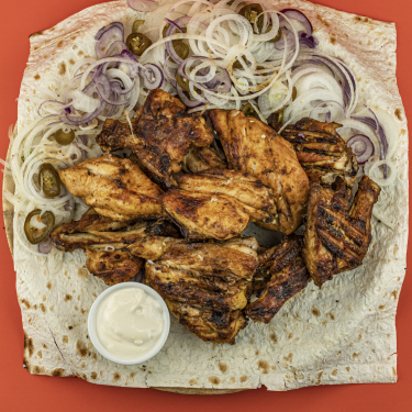 Курица на углях