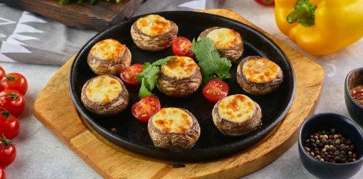 Шампиньоны c сыром