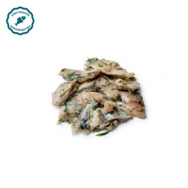 Кусочки скумбрии в масле с укропом, кг